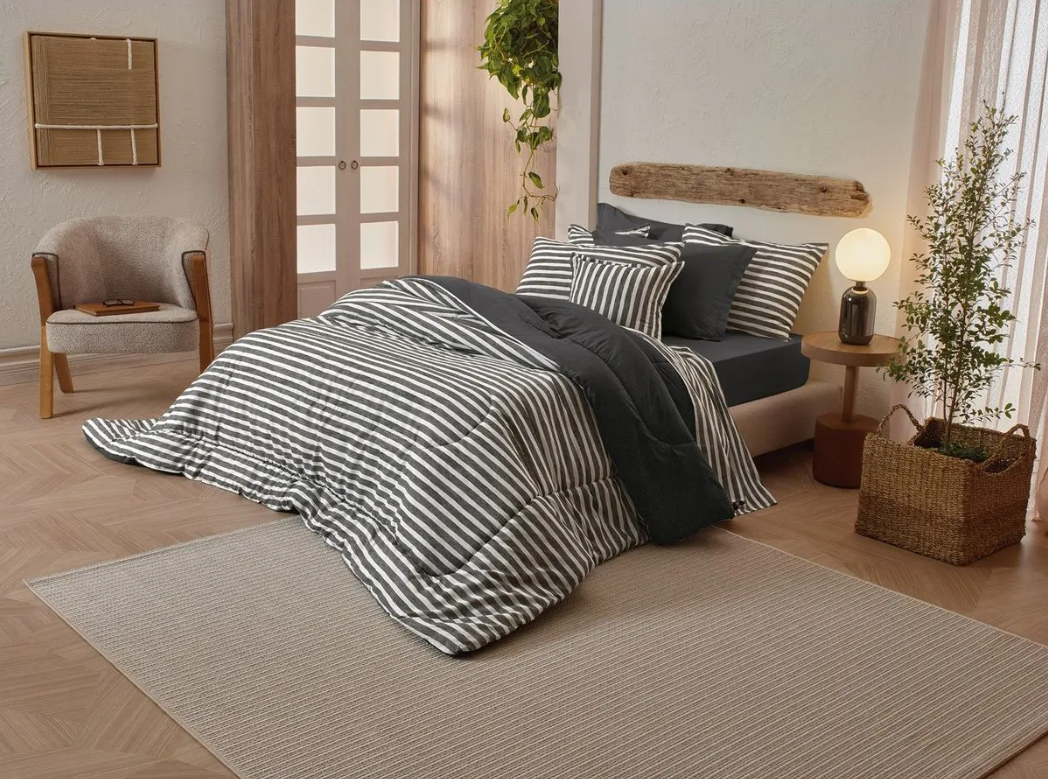 Jogo Roupa de Cama Solteiro 3 Peças 100% Algodão 150 Fios Diamante