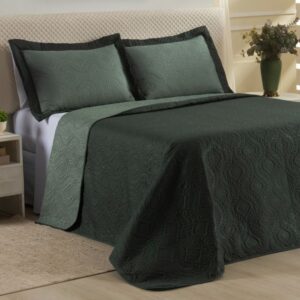 Kit Colcha Cobre Leito Casal 3 Peças